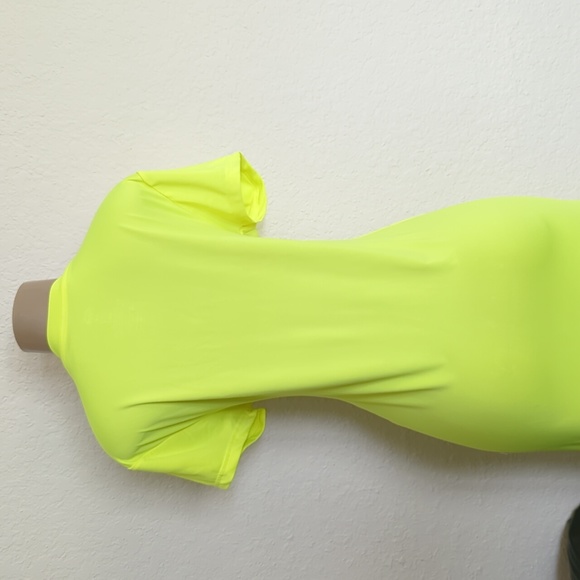 Posh Peanut Neon Green Maxi Dress Small - Picture 4 of 8